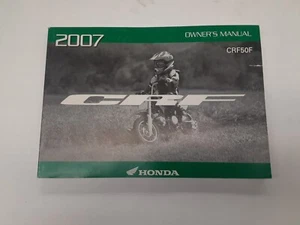 NEW 2007 Honda CRF50F Owner's Manual - Picture 1 of 2