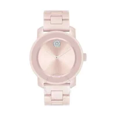 Movado Bold Ceramic Pink Dial Woman's Swiss Watch 3600804 - Image 1 of 3
