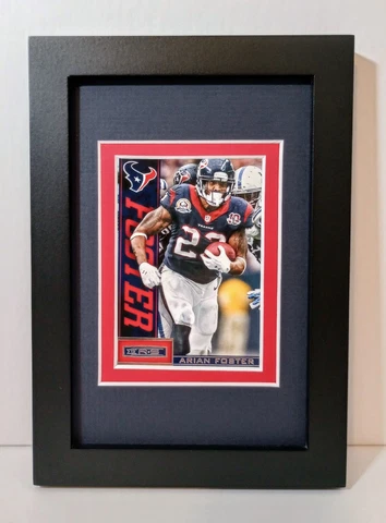 Arian Foster Houston Texans Display Custom Framed NFL Football Card Plaque Cover