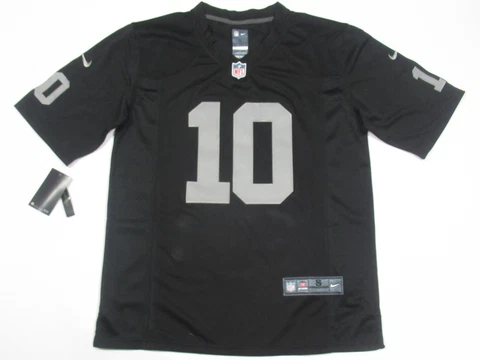 NWT Jimmy Garoppolo #10 Las Vegas Raiders Game Jersey Black Cover
