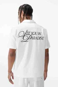 NEW MEN'S JORDAN CRAIG OAKLAND MECHANIC S/S SHIRT (WHITE) SIZE 2X-LARGE - Picture 1 of 3
