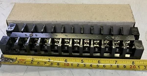 GENERAL ELECTRIC TERMINAL BLOCK MODEL # EB25A12B   12 Positions - Picture 1 of 5
