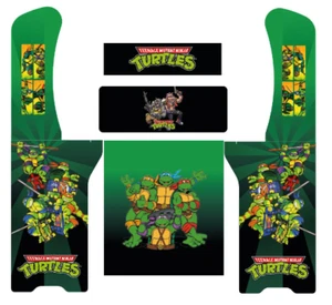 AT Games Legends Ultimate Cabinet graphics / artwork full cabinet - 90's Turtles - Picture 1 of 2