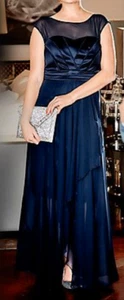 Guido Maria Kretschmer Abendkleid blau Gr. 40 - Bild 1 von 2