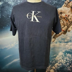 Camisa Jeans Calvin Klein Vintage Años 90 - L/XL - CK1 Diseñador Jeans EE. UU. 26x22 - Imagen 1 de 6