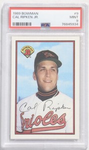 1989 Bowman Cal Ripken Jr. #9 PSA 9 Mint HOF Baltimore Orioles 