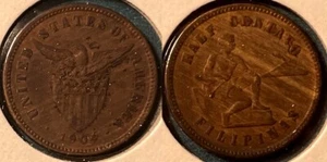 Philippines 1904 Half ½ Centavo KM-162 Bronze UNC #13 - US Seller - Picture 1 of 1