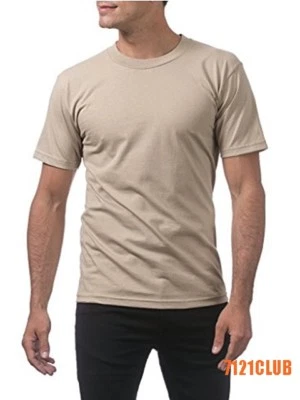 PRO CLUB COMFORT T SHIRT PROCLUB MENS PLAIN CREWNECK SHORT SLEEVE CAMO TEE S-7XL - Image 1 of 2