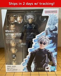 S.H.Figuarts Jujutsu Kaisen Satoru Gojo Curse Tech College Ver. Action Figure - Picture 1 of 14