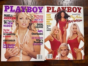 Vintage Playboy Mag June 1998 Pam Anderson Baywatch Cover&Pictorial! Lot Of 2 - Picture 1 of 6