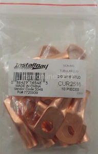 Terminal de anillo Install Bay CUR2516 cobre calibre 2 5/16" - paquete de 10 - Imagen 1 de 8