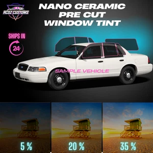 Tinte de ventana precortado de cerámica para Crown Victoria todos los lados + parte posterior 1992-2011 5%, 20%, 35% - Imagen 1 de 5
