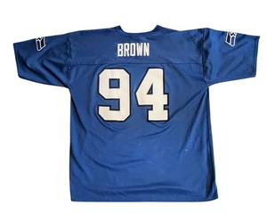 🔥 NFL Seattle Seahawks Blue Chad Brown Nr. Fußball Trikot 94 XL 🔥   - Bild 1 von 7