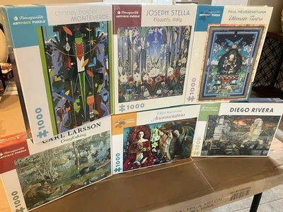 NUEVO Lote de 6 Rompecabezas Pomegranate ArtPiece 6 x 1000 Piezas Leer Descripción Foto 1 de 3