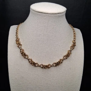 Vintage Brand 1928 Flowers Necklace Gold Tone. 16.476 - Picture 1 of 6