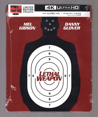 LETHAL WEAPON 4K UHD LIMITED EDITION STEELBOOK SEALED FREE BOXED SHIPPING - NEW - Image 1 of 2