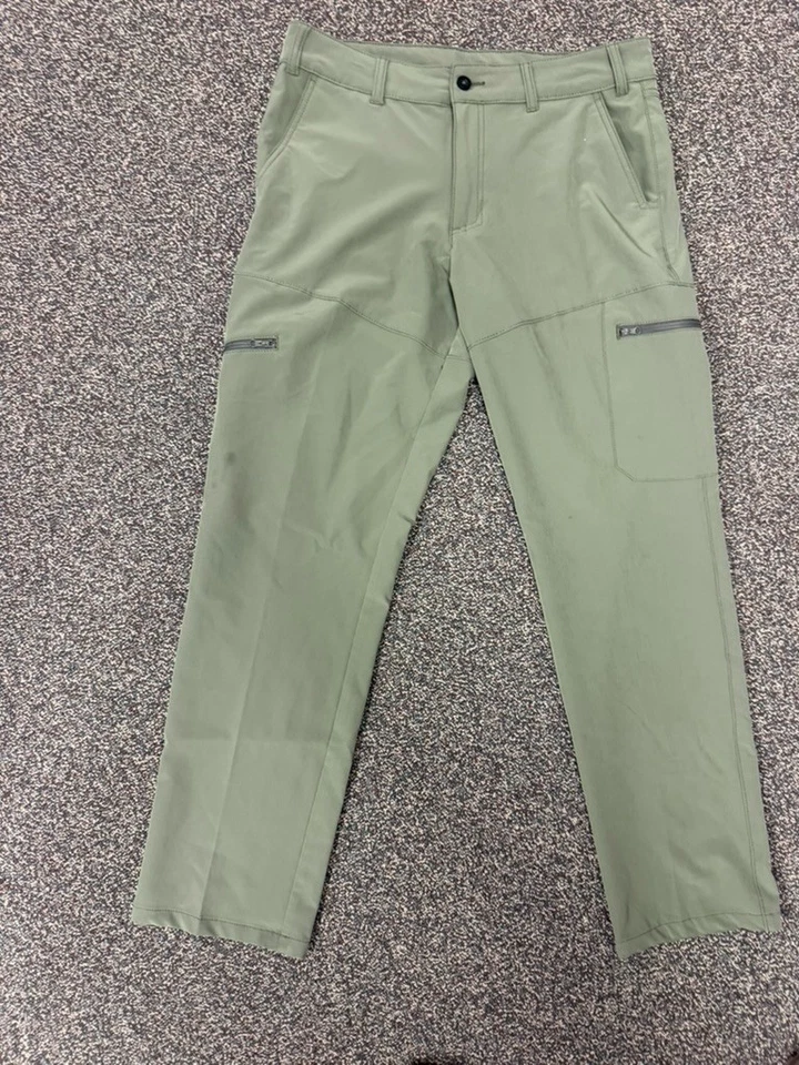 Magellan Outdoors Men's Canyon Stretch Cargo Pants  Green Sz 33 - Image 1 of 3