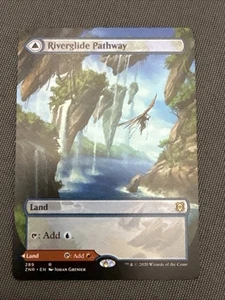 x1 Riverglide Pathway // Lavaglide Pathway ZNR MTG 289 BORDERLESS RARE M/NM 1x - Bild 1 von 2