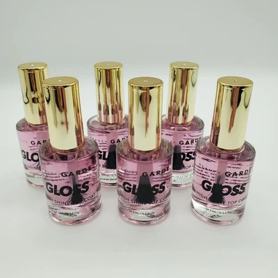 BeautyGARDE GLOSS 6-Pack High Shine Clear TOP COAT Quick Dry Glass-Like Finish - Image 1 of 4