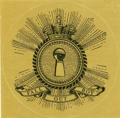 Vintage Fall Out Boy Promo Sticker From Under the Cork Tree 3" - Image 1 of 2