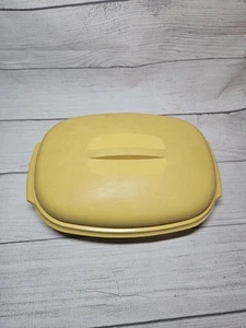 Vintage Tupperware Ernte Gold Mikrowelle Gemüse Dampfgarer #1273 KOMPLETTES 4-teiliges Set - Bild 1 von 15