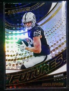 Panini Revolution Brock Bowers Futures #1 Las Vegas Raiders 2025 - Imagen 1 de 2