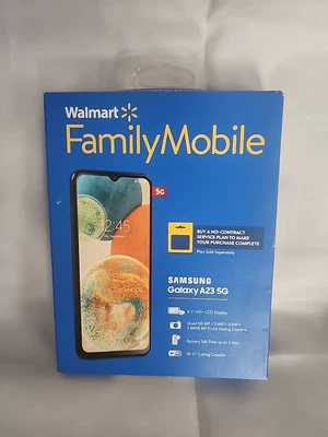 BRAND NEW Samsung Galaxy A23 5G Black - 64GB - 6.6" Walmart Verizon Network 6.5" - Image 1 of 3