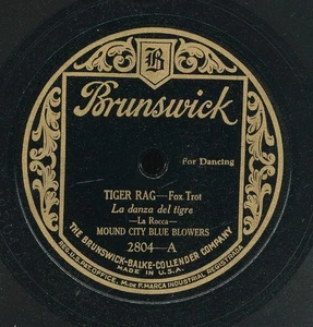 78tk-Jazz-BRUNSWICK 2804-Mound City Blue Blowers-(Tiger Rag/Deep 2nd St. Blues) - Picture 1 of 2