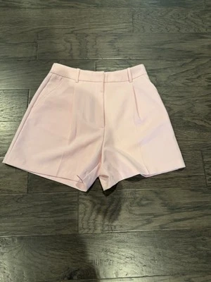 Zara Woman High-Waisted Pink Shorts Size M - Image 1 of 4