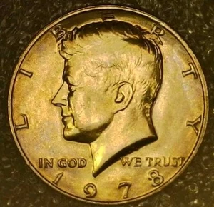 🔥 BEAUTIFULLY TONED 1978-D KENNEDY HALF-DOLLAR DDO & DDR W/ RPM - Picture 1 of 11
