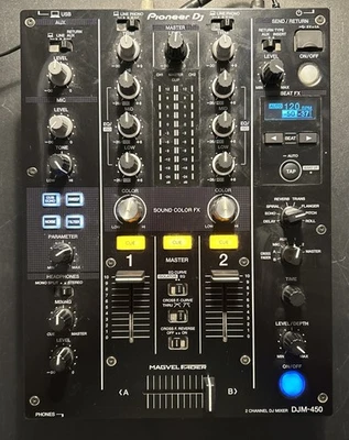 Pioneer DJM450 DJ Mixer/DJM 450 2-Kanal DJ Mischpult mit FX/USB/Rekordbox DVS - Bild 1 von 4