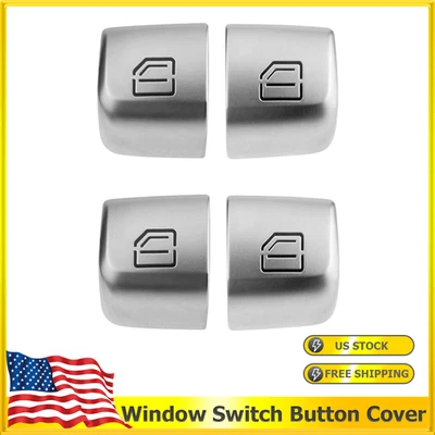 For 2013-2021 Mercedes-Benz S-Class W222 Window Master Switch Buttons Caps Cover - Image 1 of 4