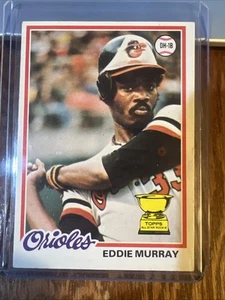 Eddie Murray 1978 Topps Rookie Card RC #36 HOF Baltimore Orioles EX Range MLB - Picture 1 of 6