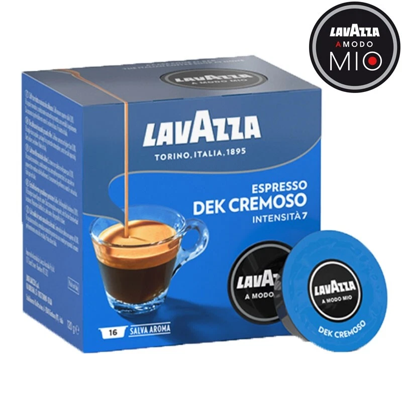 A Modo Mio Espresso Dek Cremig 16 Kapseln Entkoffeiniert - Lavazza - 256 Kapseln - Bild 1 von 1