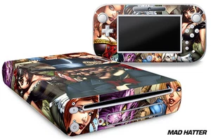 Skin Decal for Nintendo Wii U Gaming Console & Controller Sticker MAD HAT - Picture 1 of 1