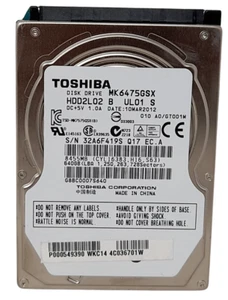 Toshiba MK6475GSX 640GB Sata 2.5" Hard Drive 100% Health - Photo 1/2