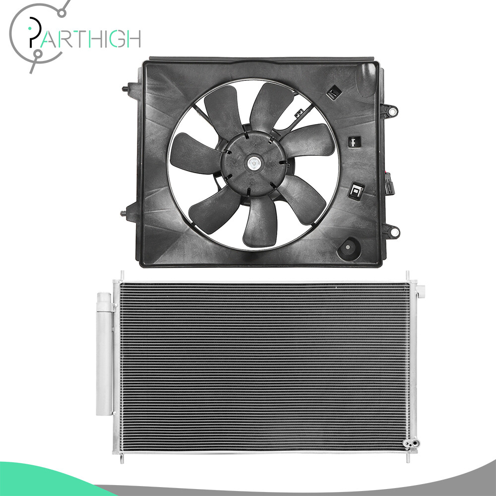 Right Side A/C Condenser Cooling Fan Assembly For 2010-2011 Honda CR-V – Direct Fit, 10-Year Warranty