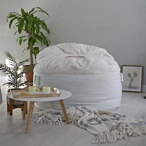 CordaRoy's Bean Bag King Size Nest Bunny Fur - Picture 1 of 15