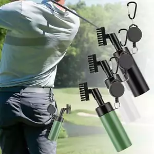 Golf Club Brush Tool Kit Groove Cleaner Cleaning Tool With Spray Water Bottle US - Picture 1 of 15