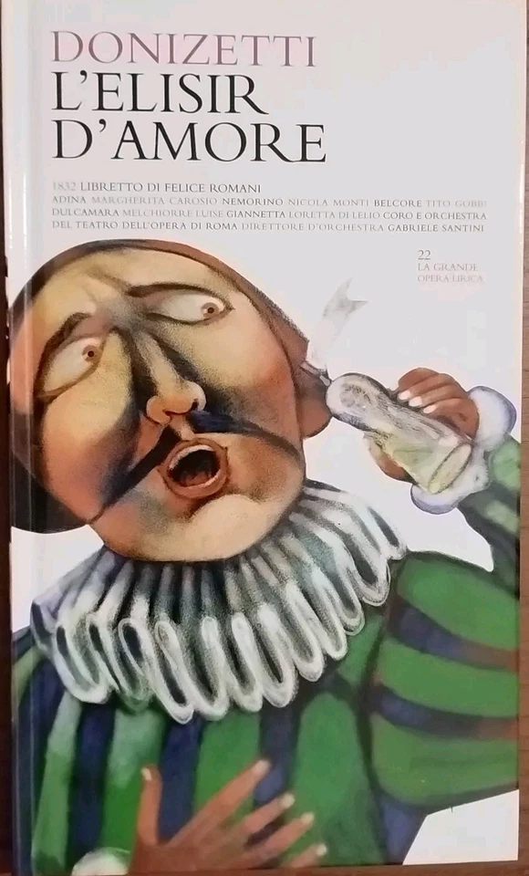 L'Elisir d'amore Gaetano Donizetti 2 Cd + Libretto La Grande Opera Lirica - Immagine 1 di 1