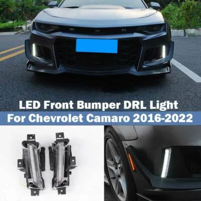 Luces de circulación diurna LED, luces antiniebla, señales de giro para Chevrolet Camaro 16-19  Foto 1 de 4