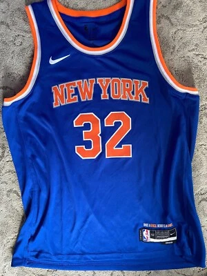 Karl Anthony Towns Knicks Blue NBA  Basketball Jersey Mens XL Size 52 - Image 1 of 2