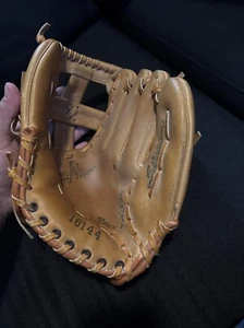Vintage Ted Williams Baseball Glove RHT Sears Flex Trap Prostyle Pocket 16144 - Picture 1 of 11