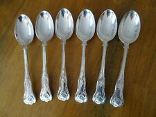 SUPERB SET of SIX ENGLISH STERLING SILVER KING'S TABLESPOONS, GARRARD & Co (A)