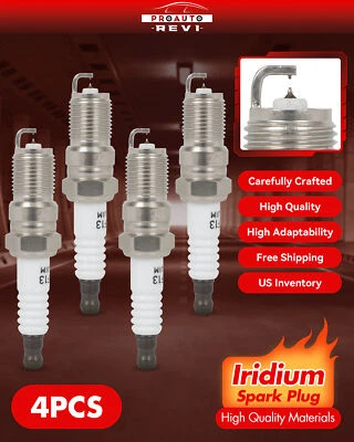 Pack 4 bujías de iridio para Mazda B2300 1994-1997 y 2001-2010 2,3 L L4 Foto 1 de 4