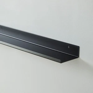 West Elm Floating Lines Metal Ledges 72"W x 4"D Dark Bronze - Bild 1 von 1