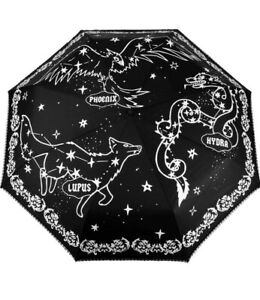 Killstar Sky Spirit Stars Constellation Gothic Punk Parasol Umbrella KSRA003682