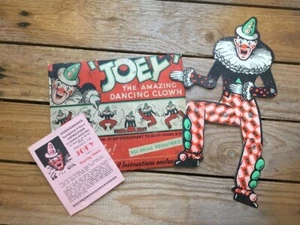 Joey The Amazing Dancing Clown Toy - C1940's - Picture 1 of 9