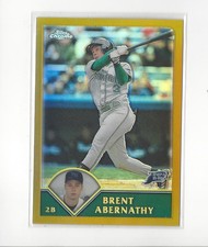 2003 Topps Chrome Baseball Gold Refractor Singles xxx/449 - You Choose