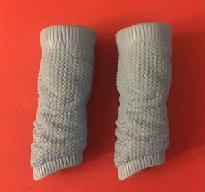 Calentadores de piernas de plástico Barbie azul polvo azul - Imagen 1 de 3